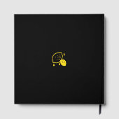 抽象芸術レモンイラストレーションフレッシュシトラスアート ゲストブック (裏面)