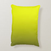 抽象芸術レモンブライトコントラストピュアカラートレンドモ アクセントクッション (裏面(縦))