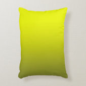 抽象芸術レモンブライトコントラストピュアカラートレンドモ アクセントクッション (正面(垂直))