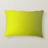 抽象芸術レモンブライトコントラストピュアカラートレンドモ アクセントクッション (裏面)
