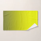 抽象芸術レモンブライトコントラストピュアカラートレンドモ バスタオルセット (ハンドタオル)