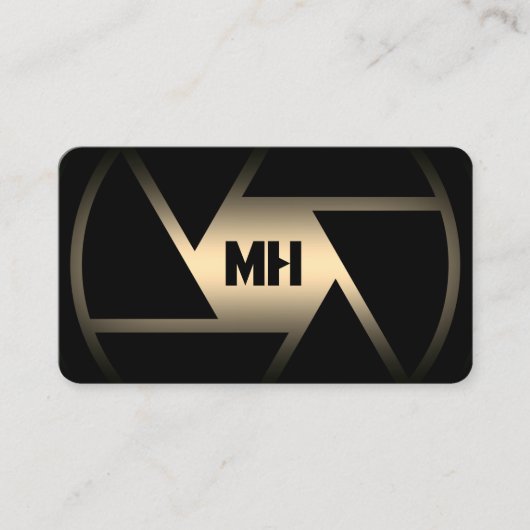 抽象芸術レンズ名刺 名刺 (正面)