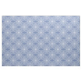 抽象芸術レースのようフラクタル雪片パターン(青) ファブリック (ファットクウォーター)