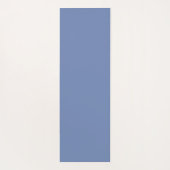 抽象芸術レースのようフラクタル雪片パターン（青） ヨガマット (裏面)