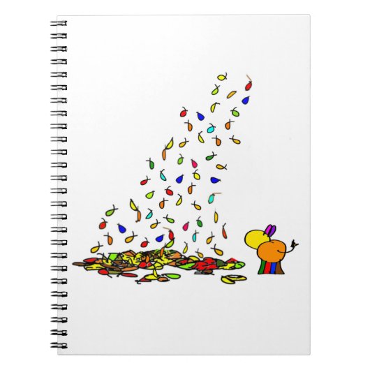 抽象芸術ロバ葉ーと ノートブック (正面)