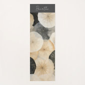 抽象芸術ロータス離れ ヨガマット (正面)