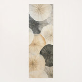 抽象芸術ロータス離れ ヨガマット (裏面)