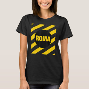 抽象芸術ローマイタリアスクエアスタイルローマイタリアイルス Tシャツ
