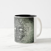 抽象芸術ワイヤマスク ツートーンマグカップ (正面右)