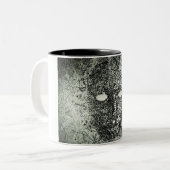 抽象芸術ワイヤマスク ツートーンマグカップ (正面左)