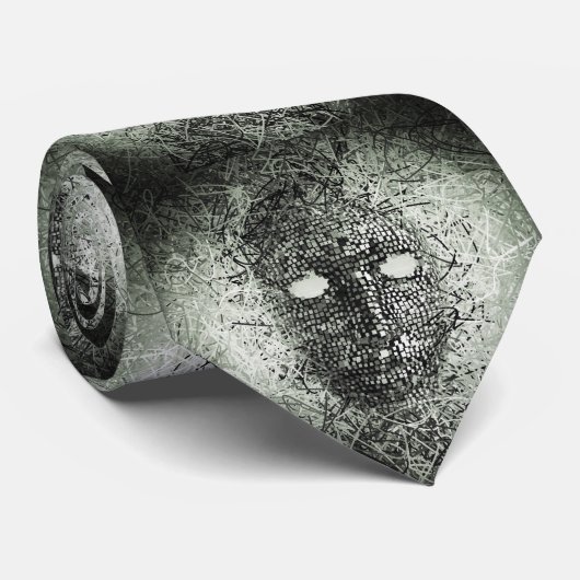 抽象芸術ワイヤマスク ネクタイ (ロール)