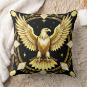 抽象芸術ワシの広がる翼 クッション (ブランケット)