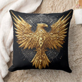 抽象芸術ワシの広がる翼 クッション (ブランケット)