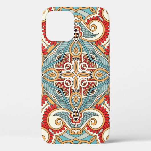 抽象芸術ヴィンテージのグラフィカルな繰り返し壁紙 Case-Mate iPhoneケース (裏面)
