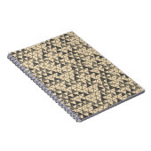 抽象芸術ヴィンテージの三角形パターン。 ノートブック (右側)