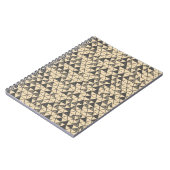 抽象芸術ヴィンテージの三角形パターン。 ノートブック (左側)