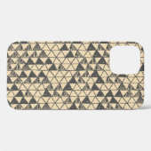 抽象芸術ヴィンテージの三角形パターン。 Case-Mate iPhoneケース (裏面 (横))