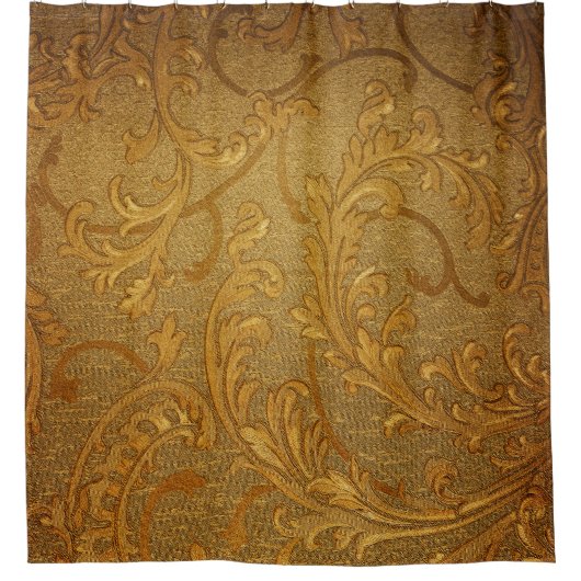 抽象芸術ヴィンテージエレガント:背景。 シャワーカーテン (正面)