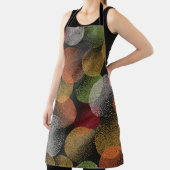 抽象芸術ヴィンテージカラフル:円パターン。 エプロン (インサイチュ)