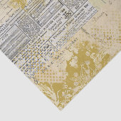 抽象芸術ヴィンテージコラージュ 薄葉紙 (詳細)