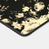 抽象芸術ヴィンテージフローラスパークリングガラス質感 デスクマット (コーナー)