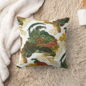 抽象芸術ヴィンテージフローラ枕天国 クッション (ブランケット)