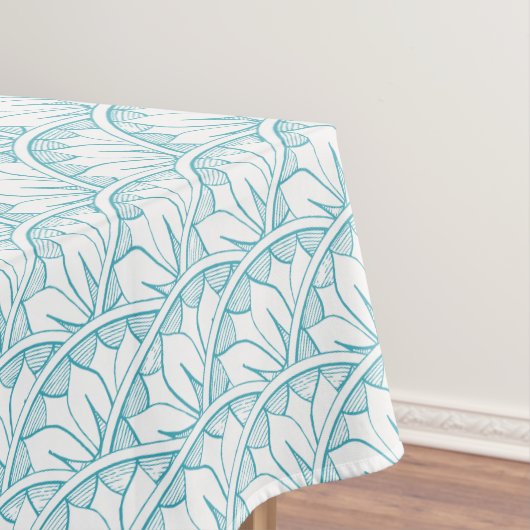 抽象芸術ヴィンテージメダリオンパターン テーブルクロス (インサイチュ)