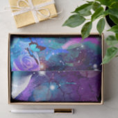 抽象芸術ヴィンテージレトロタイムクロックコンセプトコラージュ 薄葉紙 (ギフト)