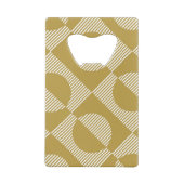 抽象芸術ヴィンテージ幾何学的シームレス クレジットカード栓抜き (裏面)