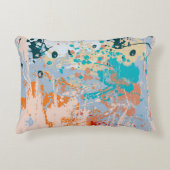 抽象芸術ヴィンテージ数々の背景（カラーpai） アクセントクッション (正面)
