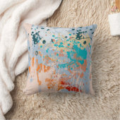 抽象芸術ヴィンテージ数々の背景(カラーpai) クッション (ブランケット)