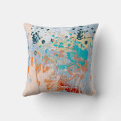 抽象芸術ヴィンテージ数々の背景(カラーpai) クッション (裏面)