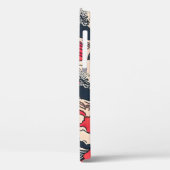 抽象芸術ヴィンテージ海波日本のスタイル芸術 | Case-Mate iPhoneケース (裏面 / 左)
