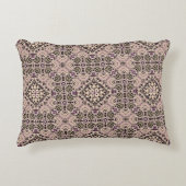 抽象芸術ヴィンテージ背景色モザイク記号 アクセントクッション (正面)
