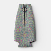 抽象芸術ヴィンテージ背景 ボトルクーラー (裏面)