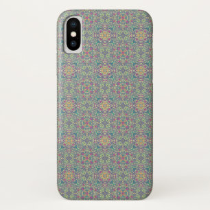 抽象芸術ヴィンテージ背景 iPhone X ケース