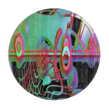 抽象芸術一体性ガラスの切り板