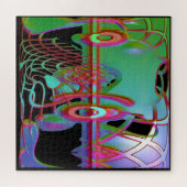 抽象芸術一体性ジグソーパズル ジグソーパズル (横)