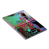 抽象芸術一体感スパイラルノート ノートブック (右側)