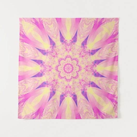 抽象芸術万華鏡のように千変万化するパターンの背景。美しい タペストリー (正面)