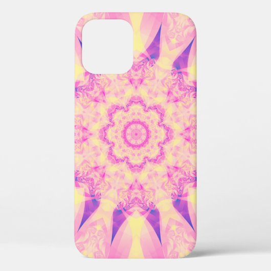 抽象芸術万華鏡のように千変万化するパターンの背景。美しい Case-Mate iPhoneケース (裏面)