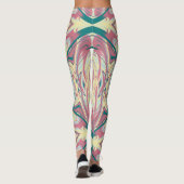 抽象芸術万華鏡のように千変万化するパターンパターン21 レギンス (裏面)