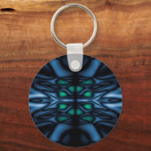 抽象芸術万華鏡のように千変万化するパターンパターン キーホルダー (正面)