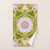 抽象芸術万華鏡のように千変万化するパターン丸 バスタオルセット (ハンドタオル)