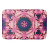 抽象芸術万華鏡のように千変万化するパターン丸 バスマット (正面)