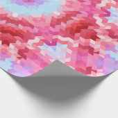 抽象芸術万華鏡のように千変万化するパターン丸 ラッピングペーパー (角)