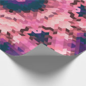 抽象芸術万華鏡のように千変万化するパターン丸 ラッピングペーパー (角)