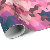 抽象芸術万華鏡のように千変万化するパターン丸 ラッピングペーパー (ロールコーナー)