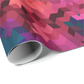 抽象芸術万華鏡のように千変万化するパターン丸 ラッピングペーパー (ロールコーナー)