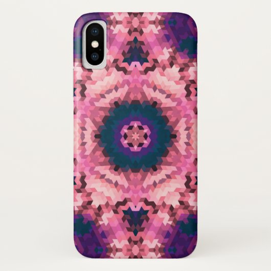 抽象芸術万華鏡のように千変万化するパターン丸 Case-Mate iPhoneケース (裏面)